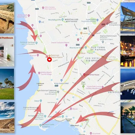 Seaview 3 Bedroom Kings Road Penthouse Paphos