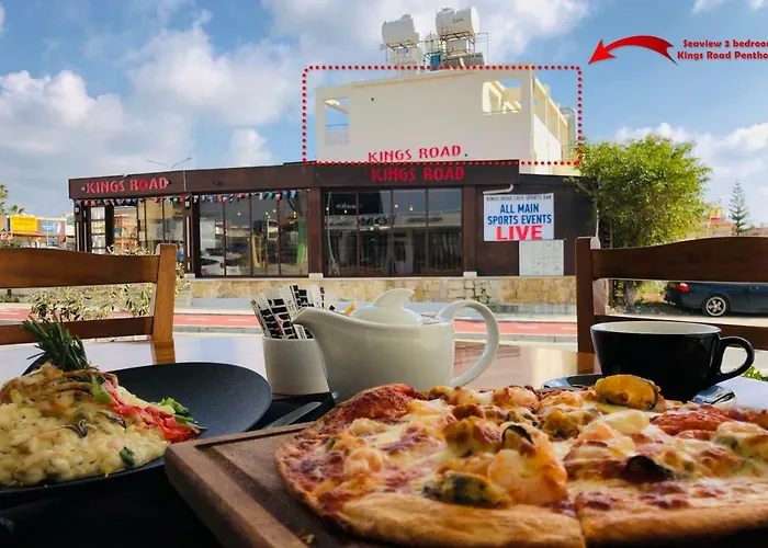 Apartmán Seaview 3 Bedroom Kings Road Penthouse Paphos